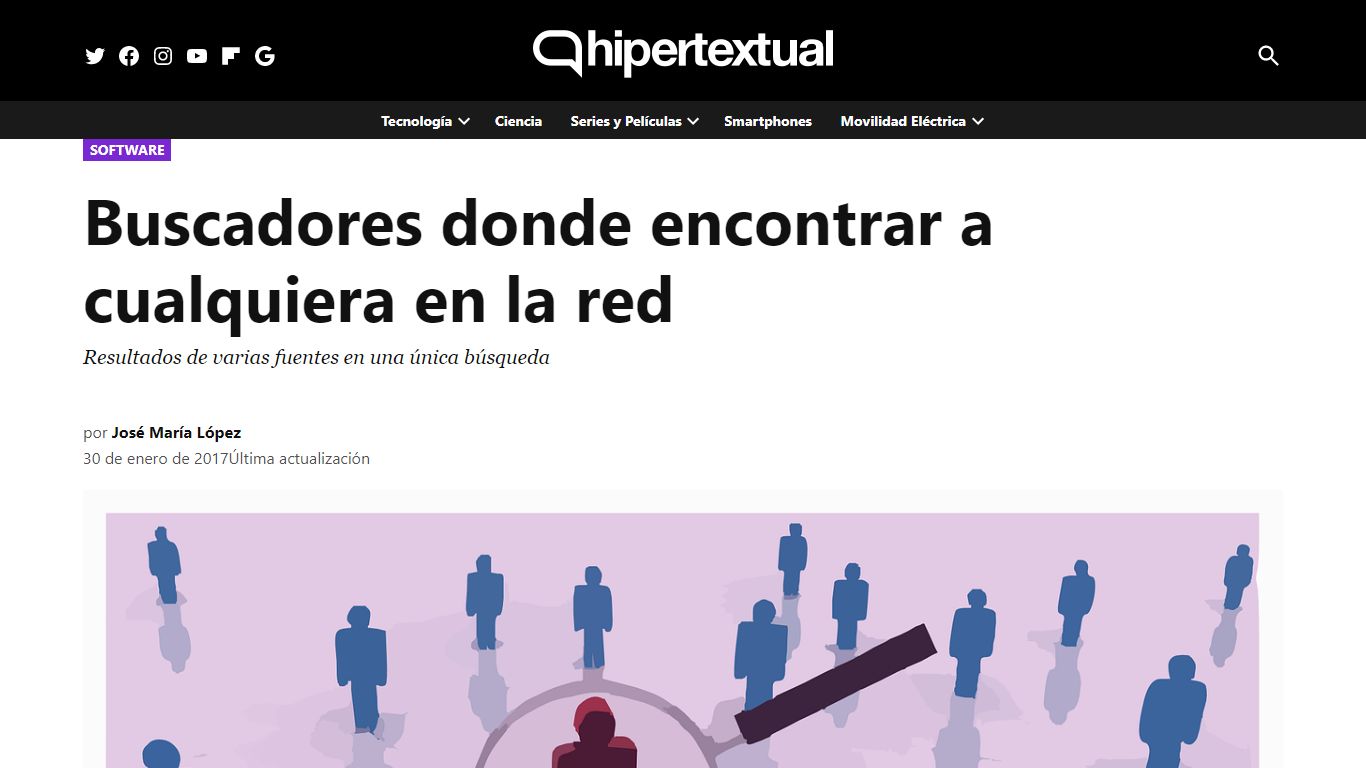 Buscar personas en la red es pan comido con estas páginas - Hipertextual